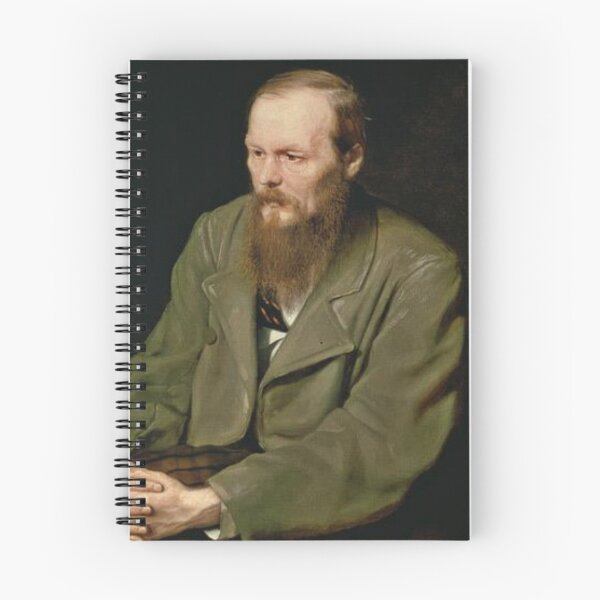 Item preview, Fyodor Dostoevsky portrait designed and sold by ReneMagritteArt.