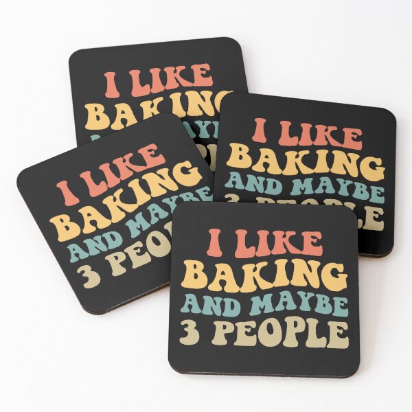 Item preview, I Like Baking And Maybe 3 People II designed and sold by Lemon Pepper.