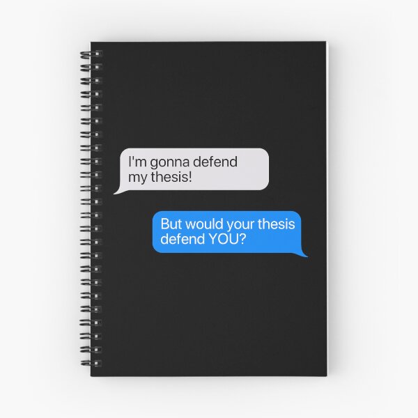Item preview, But Would Your Thesis Defend You Graduate Chat Box designed and sold by Legit Hooligan.
