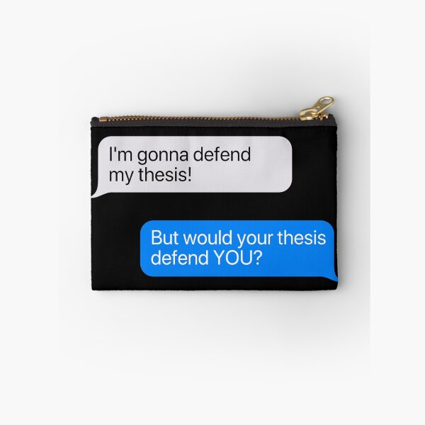 Item preview, But Would Your Thesis Defend You Graduate Chat Box designed and sold by Legit Hooligan.