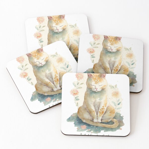Item preview, Let that Sh!t go yoga cat  10 designed and sold by printiesart.