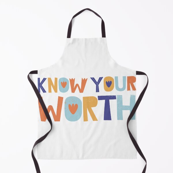 Item preview, KNOW YOUR WORTH QUOTE designed and sold by CreatorWorld29.
