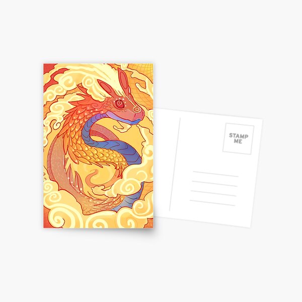 Orange Serpent Postcard