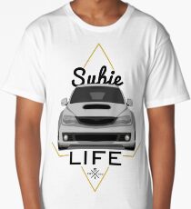 Subie life white Long T-Shirt