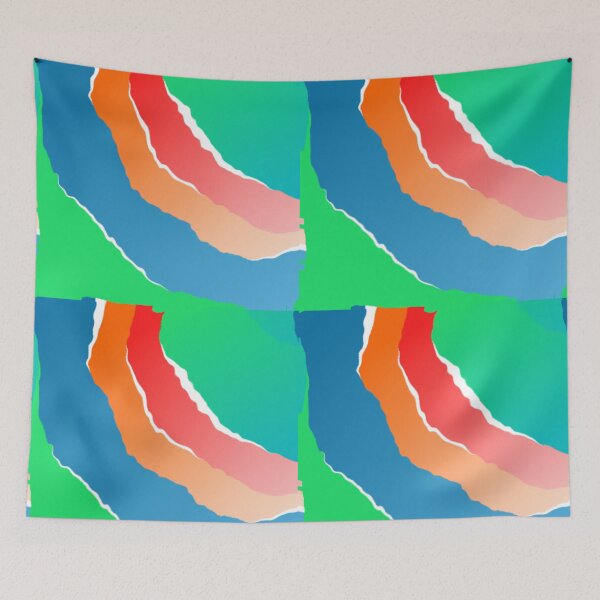 Item preview, Wavy Liquid Art Multi Green designed and sold by jessypaul027.