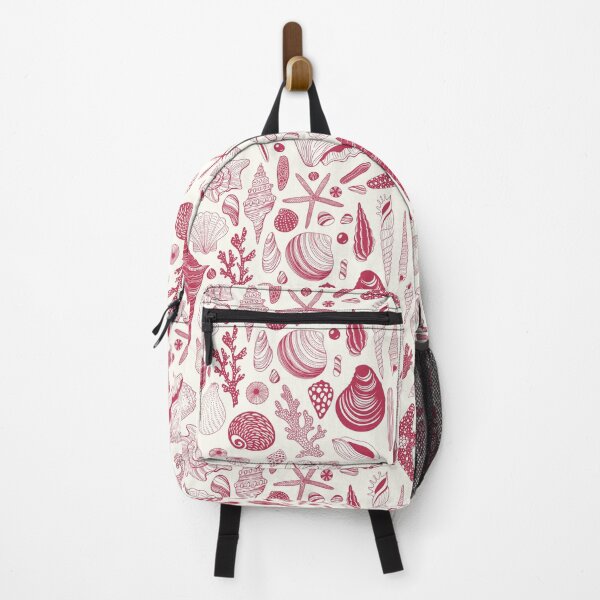 Item preview, Seashells in Viva Magenta- Color of the Year 2023 designed and sold by Katerina Mitkova Kirilova.