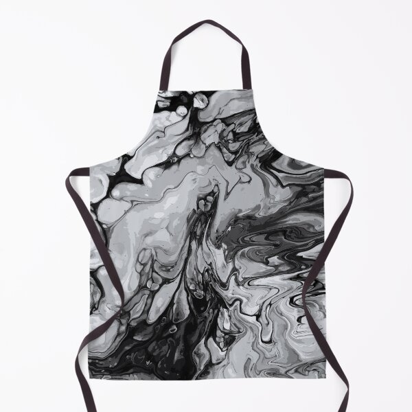 Aperçu de l'œuvre Vivid Grey Palette 5 Marble Fluid  Art  créée et vendue par Janzay.
