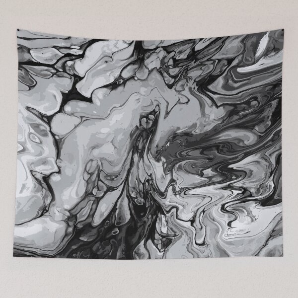 Artikelvorschau, Vivid Grey Palette 5 Marble Fluid  Art  entworfen und verkauft von Janzay.
