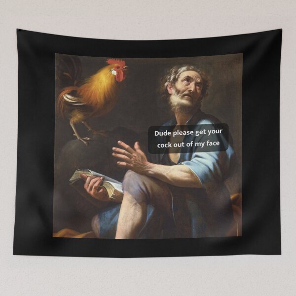 Item preview, Dude Please Get your cock out of my face - Thanksgiving, Christmas And Birthday Party Gift Ideas for Classic Memes Lovers and Fans designed and sold by Memeing Everything.