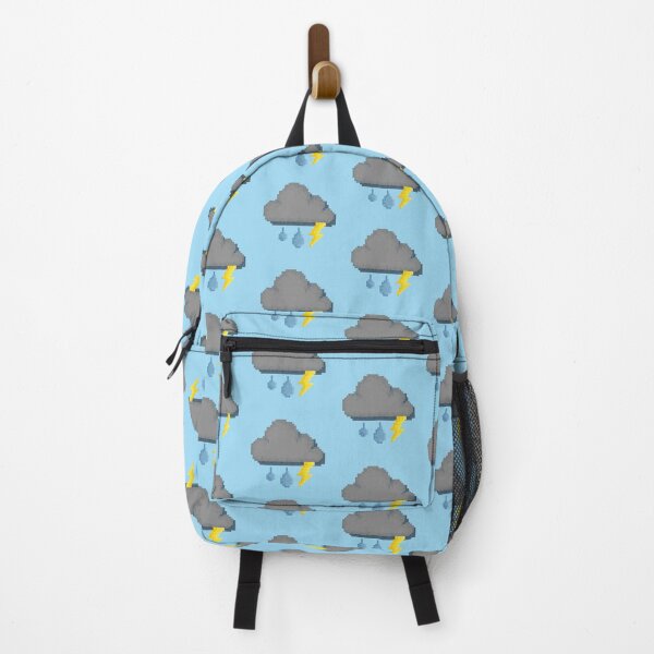 Item preview, Retro Pixel Lightning Storm Weather Icon Design designed and sold by 8BitTrip.
