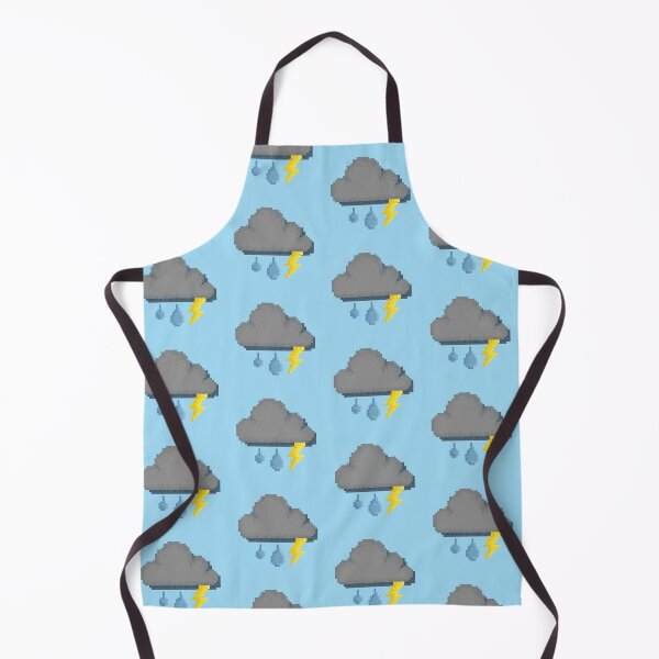 Item preview, Retro Pixel Lightning Storm Weather Icon Design designed and sold by 8BitTrip.