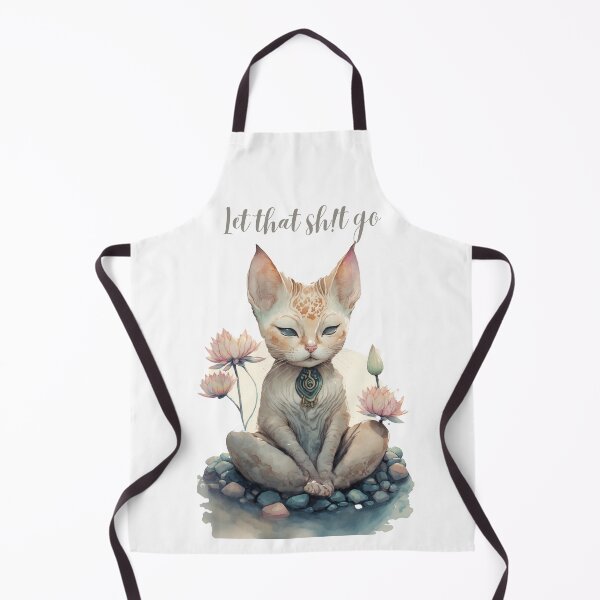 Item preview, Let that Sh!t go yoga cat 12 designed and sold by printiesart.