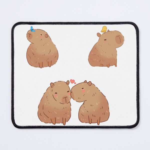Item preview, Capybaras drawings sticker pack  designed and sold by Mayarart.