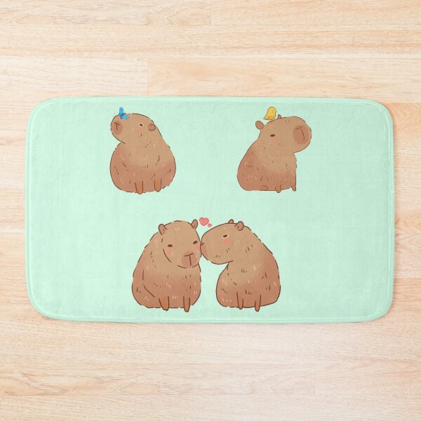 Item preview, Capybaras drawings sticker pack  designed and sold by Mayarart.