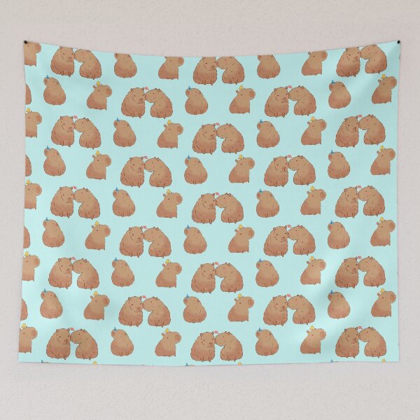 Item preview, Capybaras drawings sticker pack  designed and sold by Mayarart.