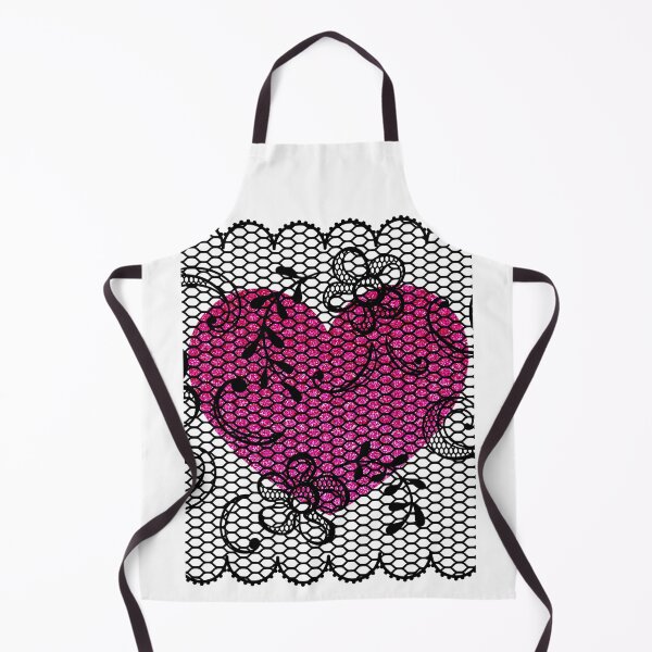 Item preview, Black Lace Overlay with Magenta Heart !! designed and sold by SunMoonBeyond.