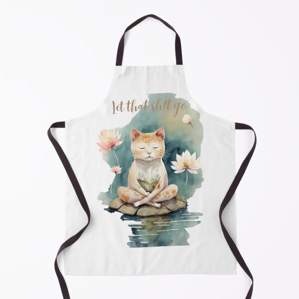 Item preview, Let that Sh!t go yoga cat 14 designed and sold by printiesart.