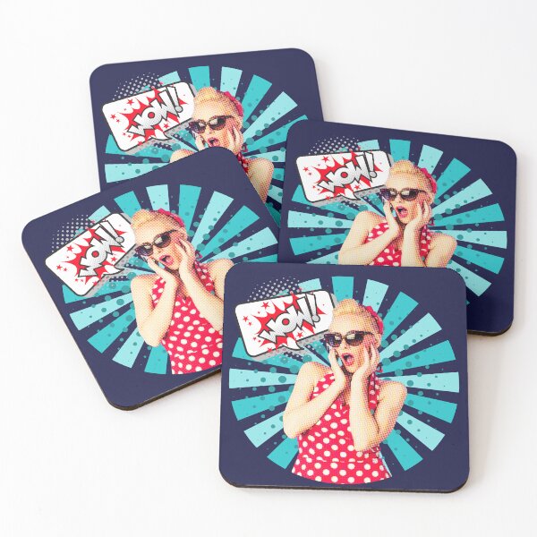 Item preview, Pop Art Wow Girl  designed and sold by BlackcherryArt.