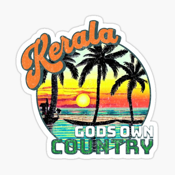 "Kerala Gods Own Country" Sticker for Sale by TshirtsUK Redbubble