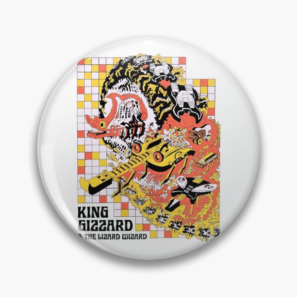 Item preview, King Gizzard and the Lizard Wizard - Cubist Psych , Original illustration for the awesome alte  designed and sold by DifferentMa.