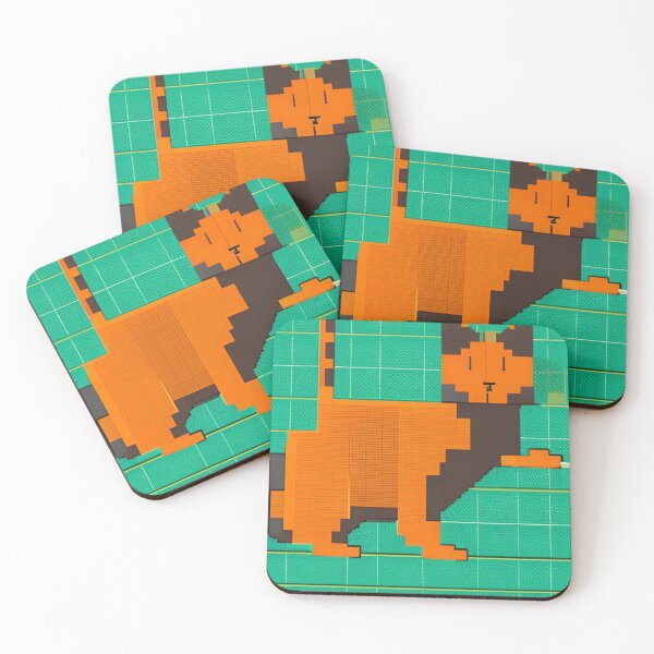 Item preview, A ORANGE CAT , PIXEL STYLE designed and sold by ilragazzo.