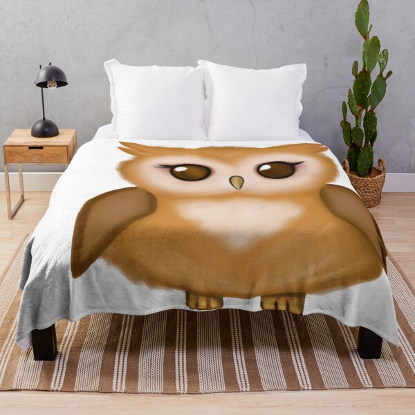 Item preview, Cute Owl Drawing designed and sold by WeHeartAnimals.