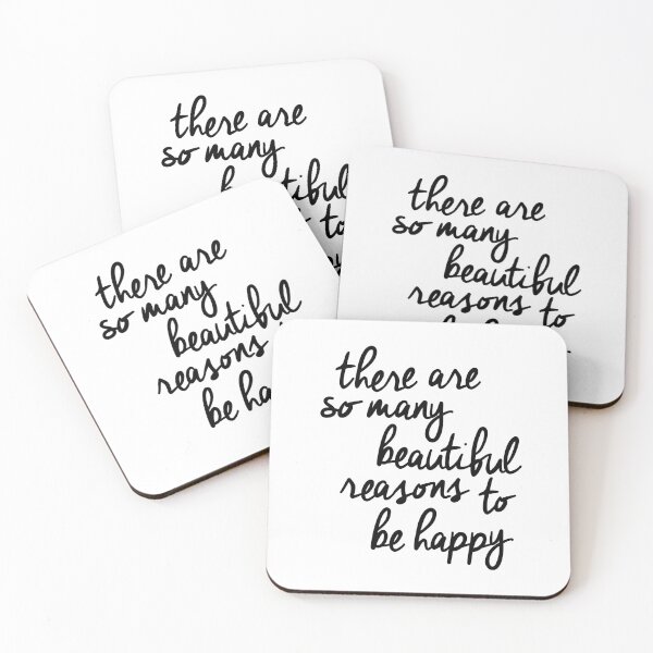 Item preview, There Are So Many Beautiful Reasons to Be Happy designed and sold by MotivatedType.