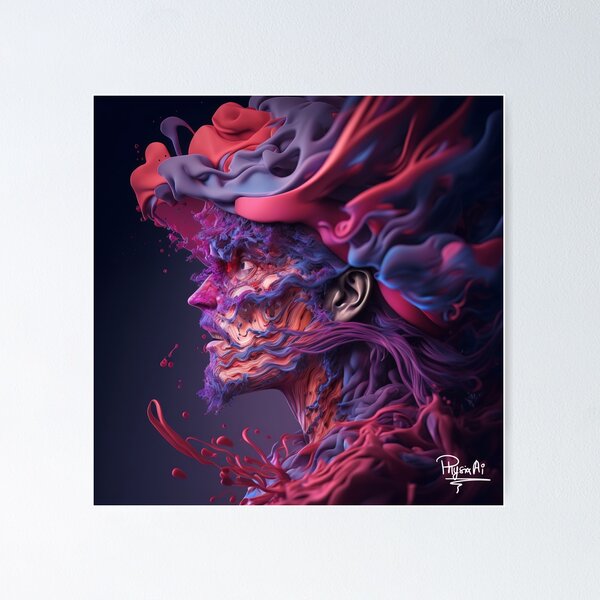 Item preview, Man with beautiful color designed and sold by PhysixAi.