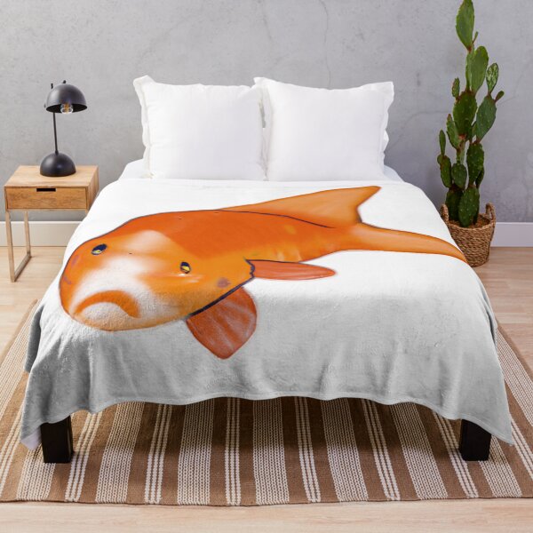 Aperçu de l'œuvre Cute Carp Drawing créée et vendue par WeHeartAnimals.
