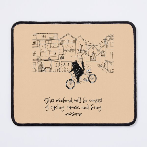 Item preview, Funny Black Cat Cyling designed and sold by timotimdesigns.