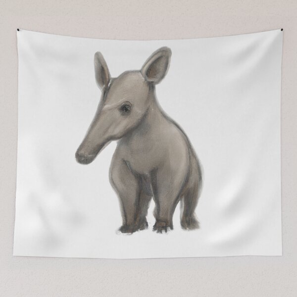 Item preview, Cute Aardvark Drawing designed and sold by WeHeartAnimals.