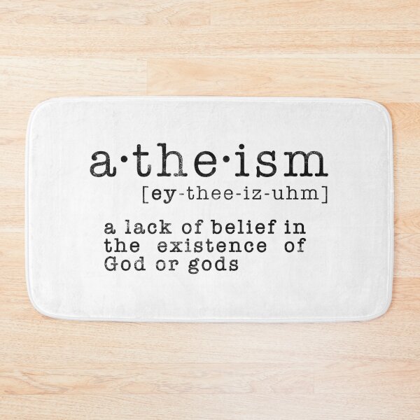 Item preview, Atheism Definition - Distressed Look designed and sold by politicalamity.