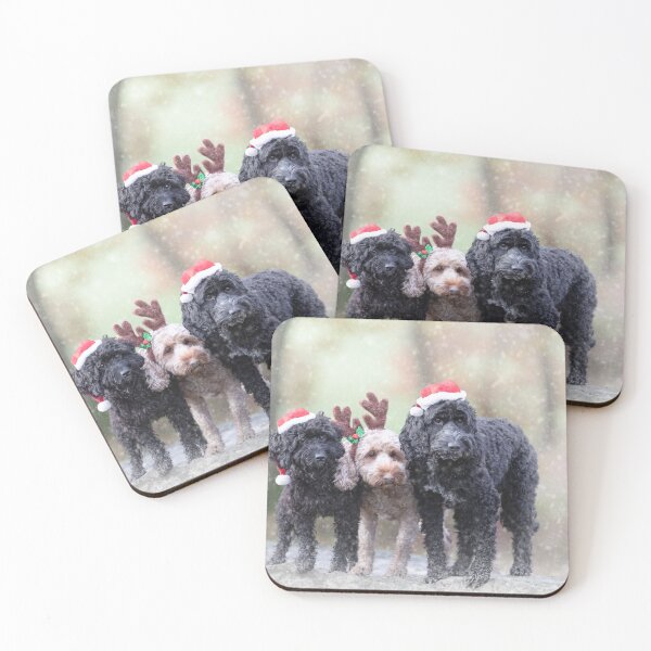 Item preview, Christmas Outdoors 3 dogs designed and sold by twinnieE.