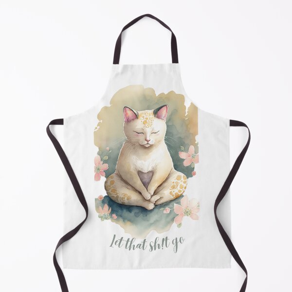 Item preview, Let that Sh!t go yoga cat 16 designed and sold by printiesart.