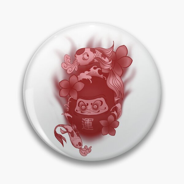 Item preview, Daruma Doll Koi Fish Japanese designed and sold by PVSKI.