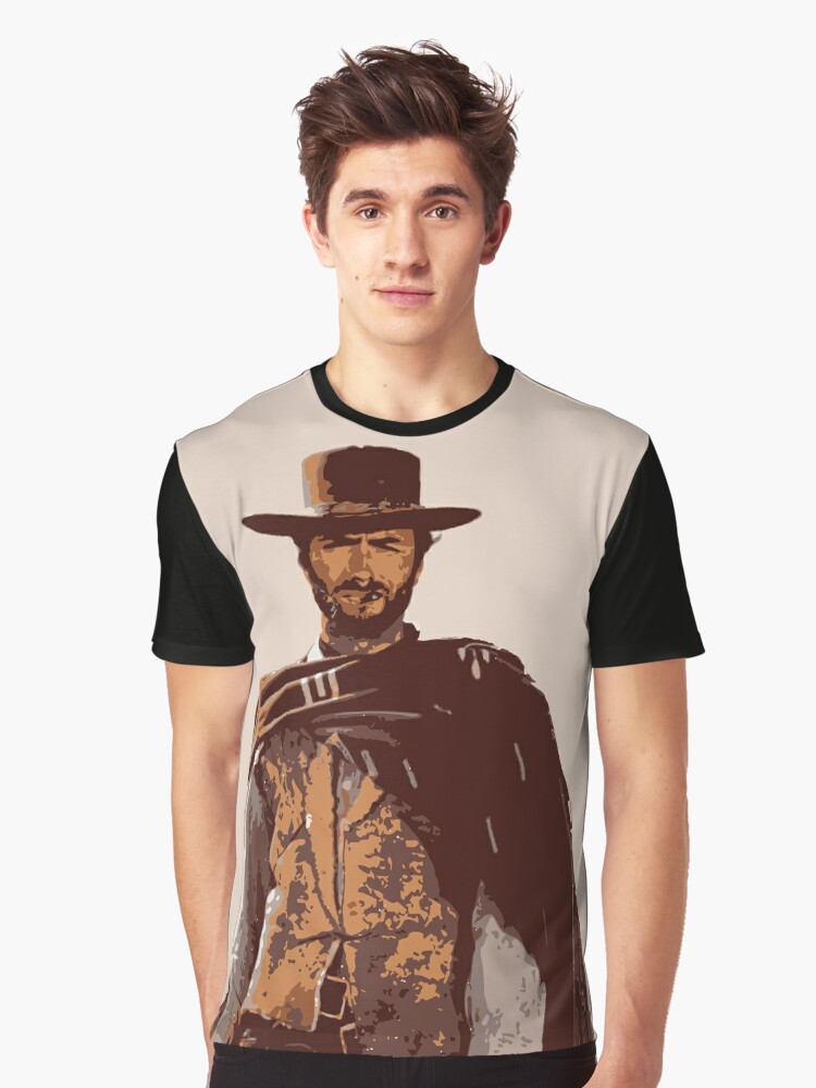 Clint Eastwood" T-shirt for Sale by machinaenix | Redbubble | clint graphic t-shirts - eastwood graphic - cowboy graphic t-shirts