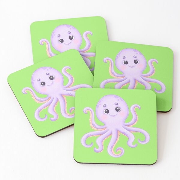 Item preview, Cute Octopus Pattern Design designed and sold by designforum1968.