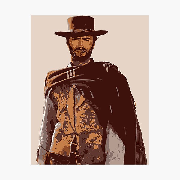 Clint Eastwood Photographic Print