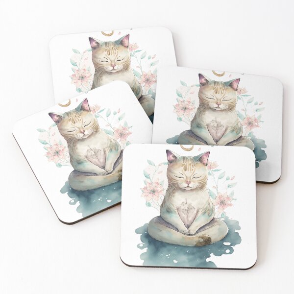 Item preview, Let that Sh!t go yoga cat 17 designed and sold by printiesart.