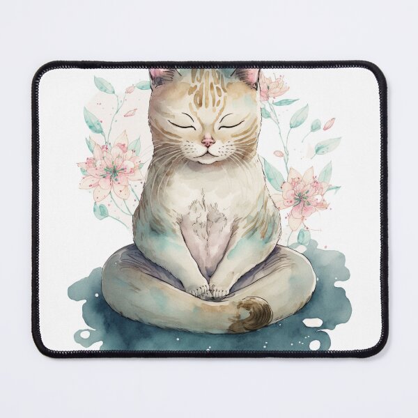 Item preview, Let that Sh!t go yoga cat 17 designed and sold by printiesart.