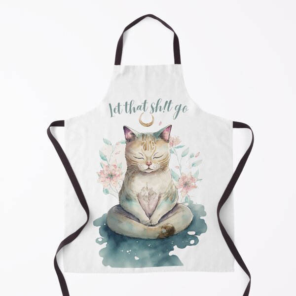Item preview, Let that Sh!t go yoga cat 17 designed and sold by printiesart.