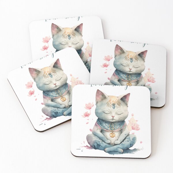 Item preview, Let that Sh!t go yoga cat 18 designed and sold by printiesart.
