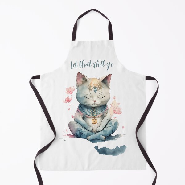 Item preview, Let that Sh!t go yoga cat 18 designed and sold by printiesart.