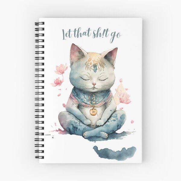 Item preview, Let that Sh!t go yoga cat 18 designed and sold by printiesart.