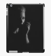 Smoking woman. iPad Case/Skin