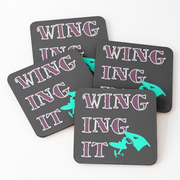 Item preview, Wingfoil Winging It designed and sold by clairesartworks.
