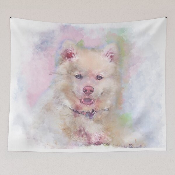 Item preview, Watercolor Husky Dog designed and sold by MNA-Art.