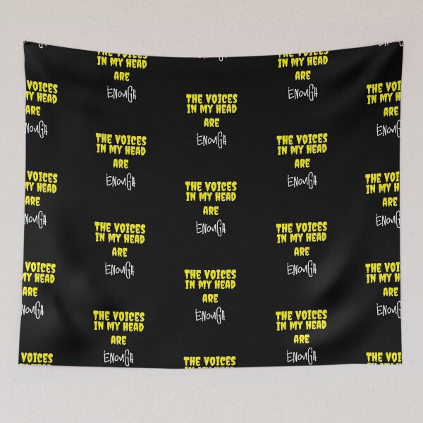 Item preview, the voices in my head are enouph designed and sold by aminz4.