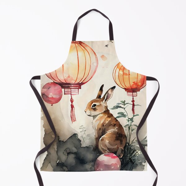 Item preview, Chinese New Year 2023 Year of the Rabbit With Chinese Lanterns designed and sold by CGSGraphics.