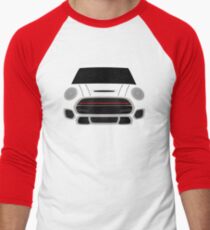 White MINImalism Men's Baseball ¾ T-Shirt